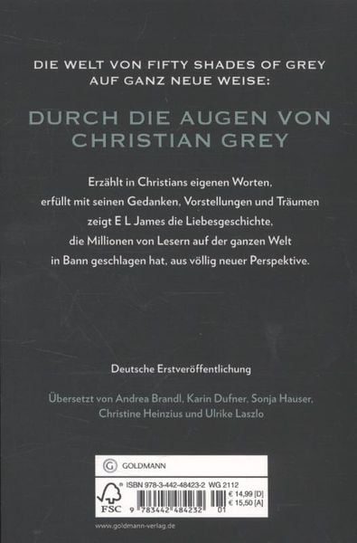 Produktbild: Grey - Fifty Shades of Grey von Christian selbst erz&auml;hlt Band 1
