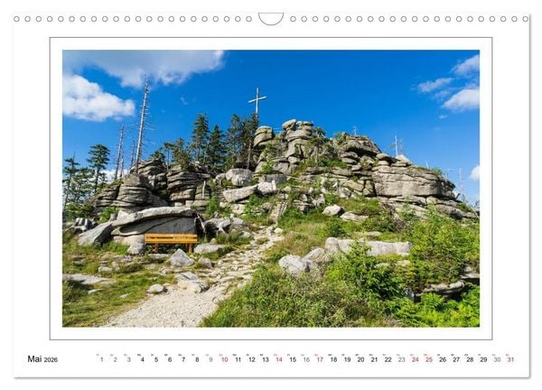 Produktbild: Unterwegs im Bayerischen Wald (Wandkalender 2026 DIN A3 quer), CALVENDO Monatskalender