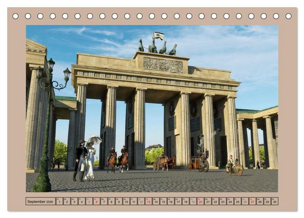 Produktbild: Steampunk Ferien (Tischkalender 2026 DIN A5 quer), CALVENDO Monatskalender