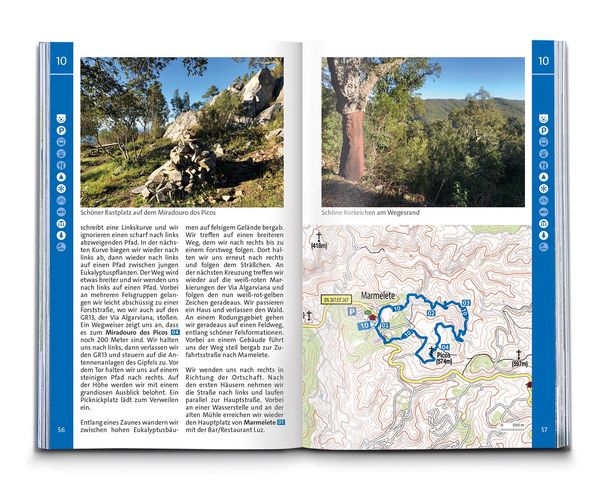 Produktbild: KOMPASS Wanderf&uuml;hrer Algarve mit Fernwanderweg Via Algarviana, 64 Touren / Etappen