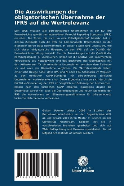 Produktbild: Die Auswirkungen der obligatorischen &Uuml;bernahme der IFRS auf die Wertrelevanz