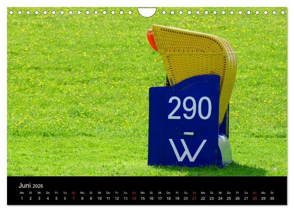Produktbild: Cuxhaven an der Nordsee (Wandkalender 2026 DIN A4 quer), CALVENDO Monatskalender