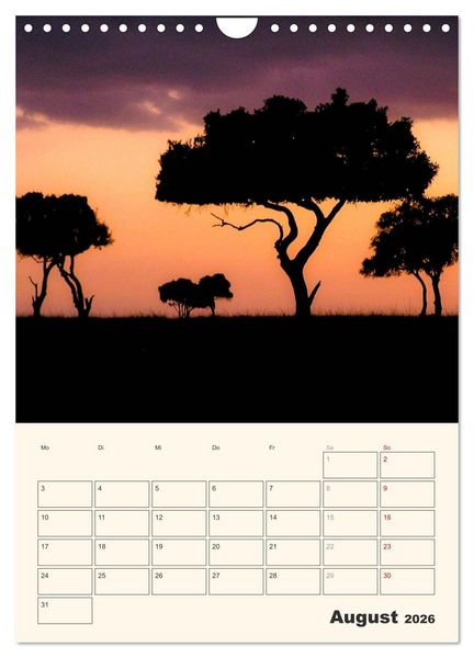 Produktbild: Kenia - Terminplaner (Wandkalender 2026 DIN A4 hoch), CALVENDO Monatskalender