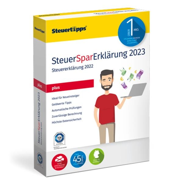 SteuerSparErklärung Plus 2023 (für Steuerjahr 2022)