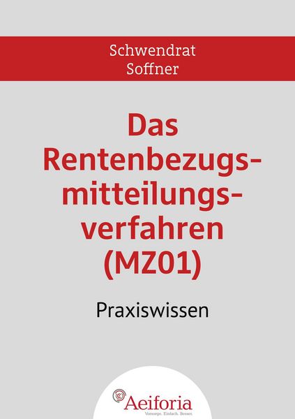 Produktbild: Das Rentenbezugsmitteilungsverfahren (MZ01)