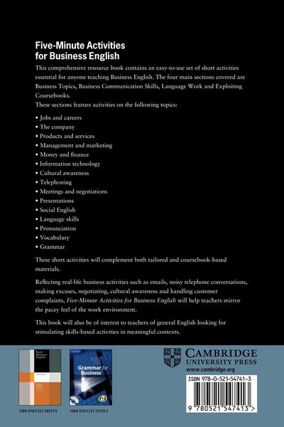 Produktbild: Five-Minute Activities for Business English