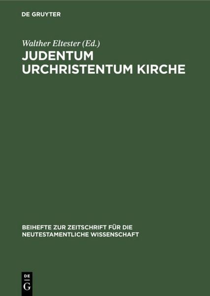 Produktbild: Judentum Urchristentum Kirche