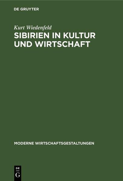 Produktbild: Sibirien in Kultur und Wirtschaft