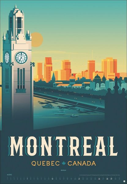 Produktbild: Travel the World Posterkalender 2027