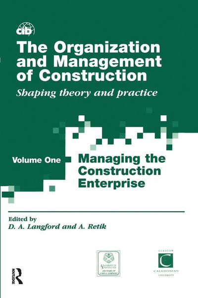 Produktbild: The Organization and Management of Construction