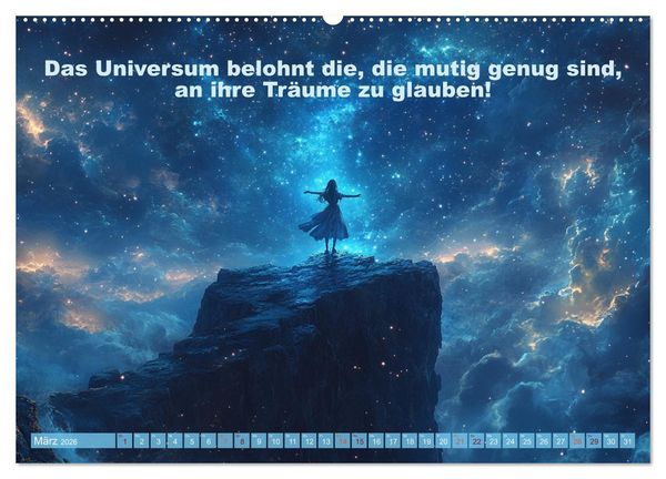 Produktbild: Wortperlen (Wandkalender 2026 DIN A2 quer), CALVENDO Monatskalender