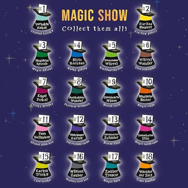Produktbild: MAGIC SHOW TRICK 18 W&Auml;CHTER DER ZEIT
