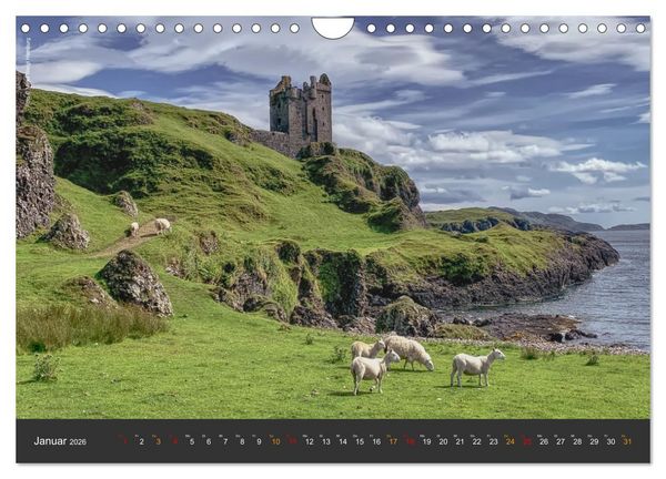 Produktbild: Schottland 2026 Schl&ouml;sser, Burgen und Ruinen (Wandkalender 2026 DIN A4 quer), CALVENDO Monatskalender