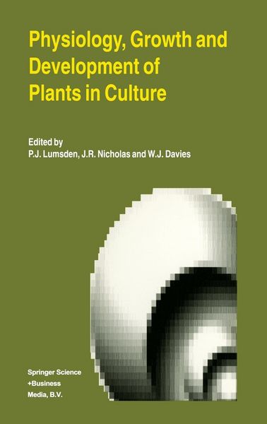 Produktbild: Physiology, Growth and Development of Plants in Culture