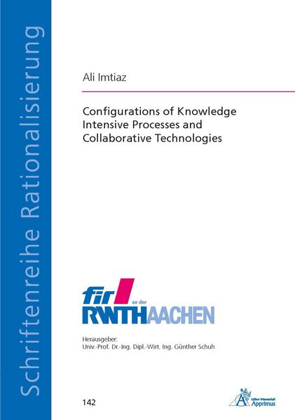 Produktbild: Configurations of Knowledge Intensive Processes and Collaborative Technologies