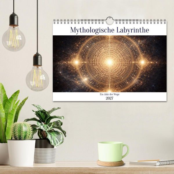 Produktbild: Mythologische Labyrinthe (Wandkalender 2027 DIN A4 quer), CALVENDO Monatskalender