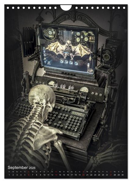 Produktbild: Steampunk Artwork (Wandkalender 2026 DIN A4 hoch), CALVENDO Monatskalender