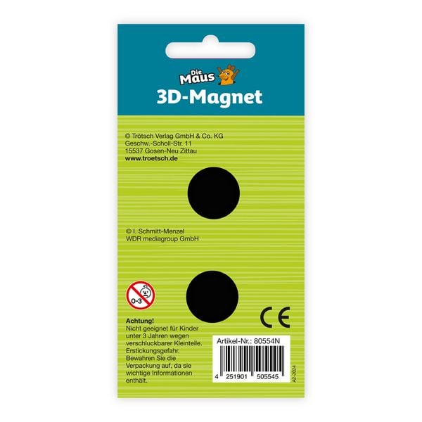 Produktbild: Tr&ouml;tsch Die Maus Magnet Herz