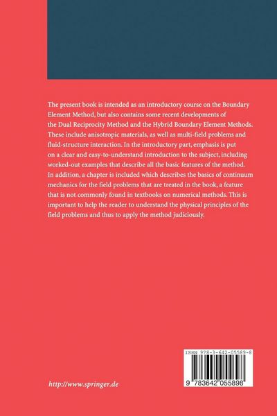 Produktbild: Boundary Element Methods for Engineers and Scientists