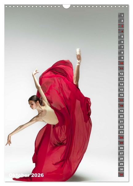 Produktbild: Sinneseindruck Ballett (Wandkalender 2026 DIN A3 hoch), CALVENDO Monatskalender