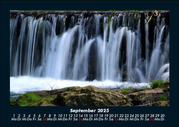 Produktbild: Wasserf&auml;lle 2025 Fotokalender DIN A5