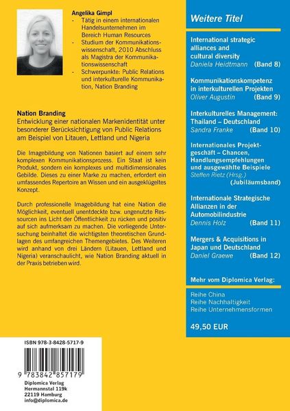 Produktbild: Nation Branding - Entwicklung einer nationalen Markenidentit&auml;t unter besonderer