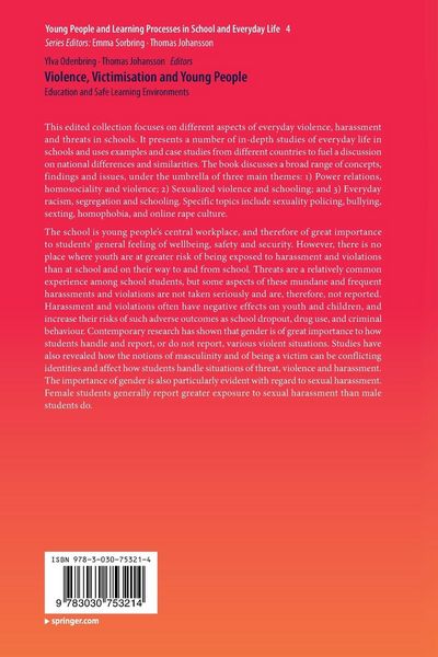 Produktbild: Violence, Victimisation and Young People