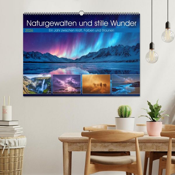 Produktbild: Naturgewalten und stille Wunder (Wandkalender 2026 DIN A2 quer), CALVENDO Monatskalender