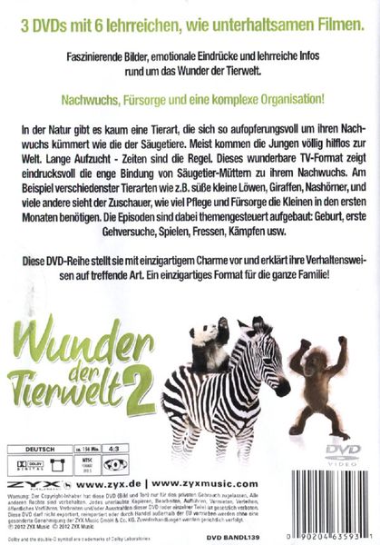 Produktbild: Wunder der Tierwelt 2 [3 DVDs]