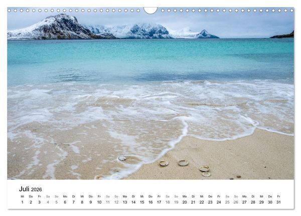 Produktbild: NORWEGEN - EINE ATEMBERAUBENDE SCH&Ouml;NHEIT (Wandkalender 2026 DIN A3 quer), CALVENDO Monatskalender