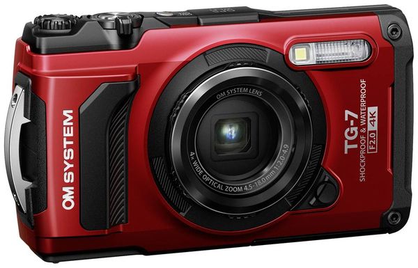 Produktbild: OM System TG-7 red Digitalkamera 12 Megapixel Opt. Zoom: 4 x Rot Sto&szlig;fest, Wasserdicht, 4K-Video