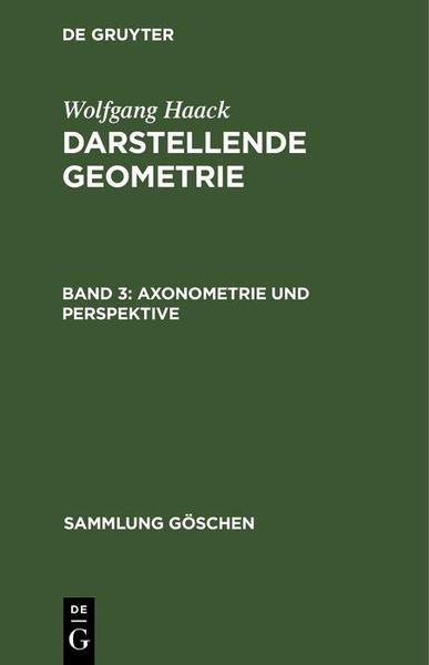 Produktbild: Axonometrie und Perspektive