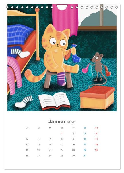 Produktbild: LEOPOLD DER DRITTE - Ein Kater mit ganz viel Charme (Wandkalender 2026 DIN A4 hoch), CALVENDO Monatskalender