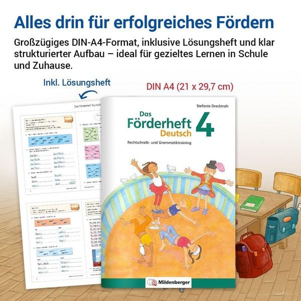 Produktbild: Das F&ouml;rderheft Deutsch 4