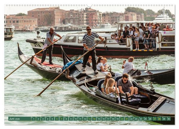 Produktbild: Venedig - Traum in der Lagune (hochwertiger Premium Wandkalender 2026 DIN A2 quer), Kunstdruck in Hochglanz