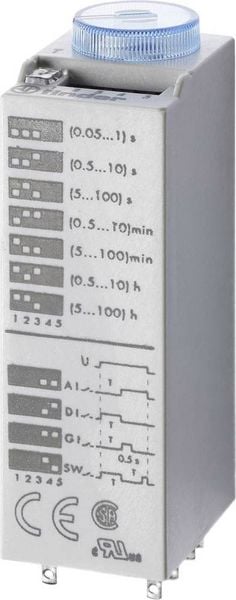 Produktbild: Finder 85.02.0.024.0000 Zeitrelais 85.02.0.024.0000 24 V/AC, 24 V/DC Multifunktional