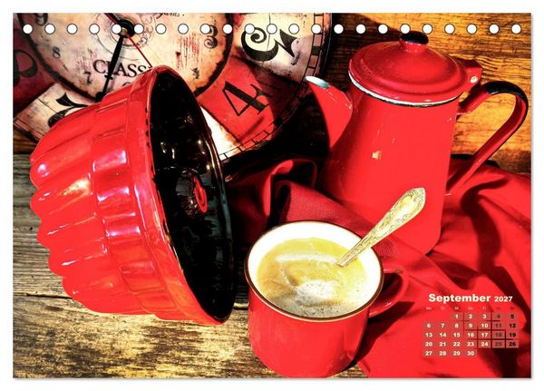 Produktbild: Kaffeep&ouml;tte & Co (Tischkalender 2027 DIN A5 quer), CALVENDO Monatskalender