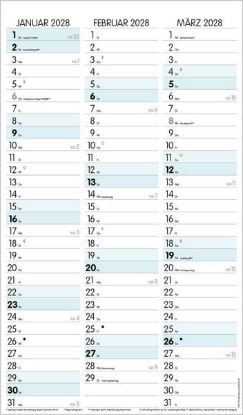 Produktbild: XL Familienplaner Pastell 2027