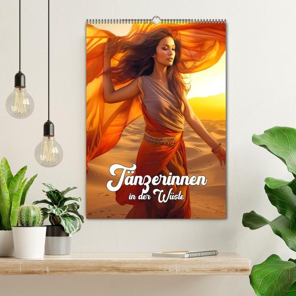 Produktbild: T&auml;nzerinnen in der W&uuml;ste (Wandkalender 2026 DIN A2 hoch), CALVENDO Monatskalender