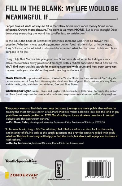 Produktbild: The Living a Life That Matters