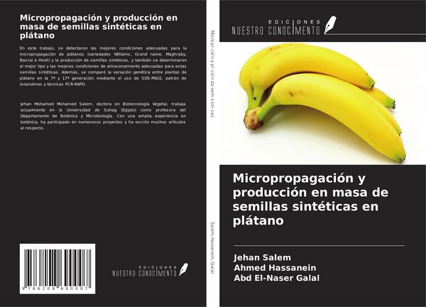 Produktbild: Micropropagaci&oacute;n y producci&oacute;n en masa de semillas sint&eacute;ticas en pl&aacute;tano