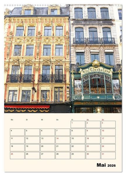 Produktbild: Lille - Lebendige Metropole (Wandkalender 2026 DIN A2 hoch), CALVENDO Monatskalender