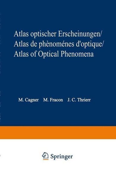 Produktbild: Atlas optischer Erscheinungen / Atlas de ph&eacute;nom&egrave;nes d'optique / Atlas of optical phenomena