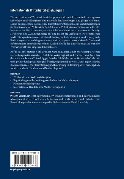 Produktbild: Internationale Wirtschaftsbeziehungen I