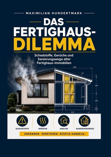 Produktbild: Das Fertighaus-Dilemma (Schadstoffe, Ger&uuml;che und Sanierungswege alter Fertighaus-Immobilien)