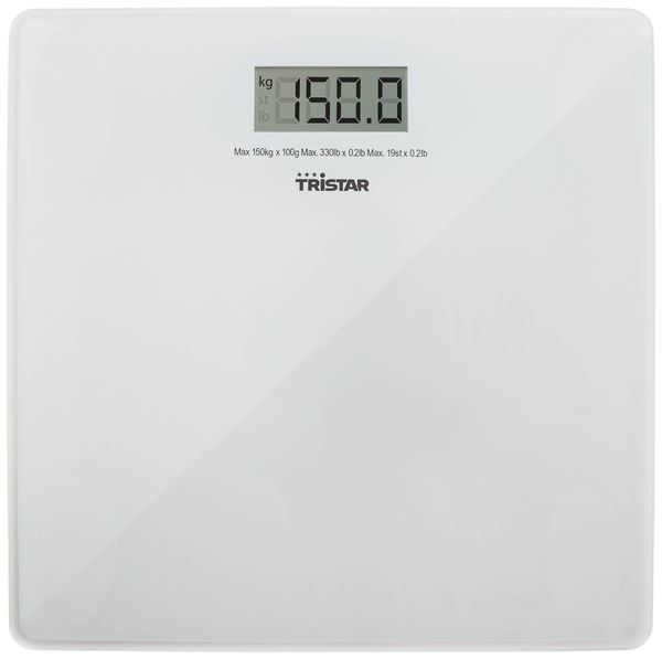 Produktbild: Tristar WG-2419 Personenwaage WG-2419 digital W&auml;gebereich (max.)=150kg Wei&szlig;