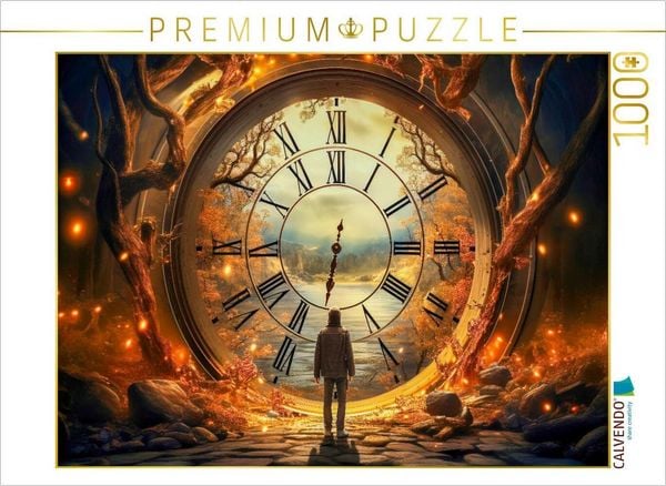CALVENDO Puzzle Die Zeit | 1000 Teile Lege-Größe 64x48cm Foto-Puzzle für glückliche Stunden