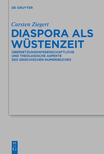 Produktbild: Diaspora als W&uuml;stenzeit