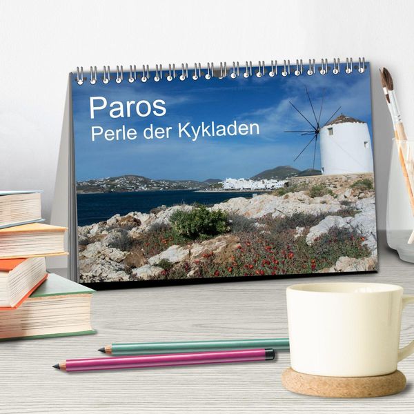 Produktbild: Paros, Perle der Kykladen (Tischkalender 2026 DIN A5 quer), CALVENDO Monatskalender
