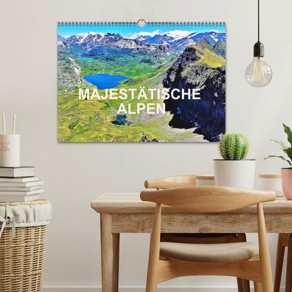 Produktbild: Majest&auml;tische Alpen (Wandkalender 2026 DIN A3 quer), CALVENDO Monatskalender